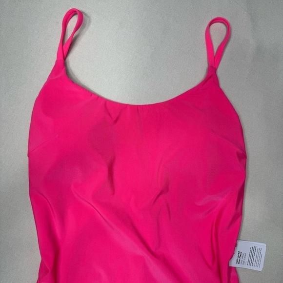 Lululemon Salt Laced One Piece Swimsuit Pink Highlight Size 12 Nwt - Picture 3 of 11